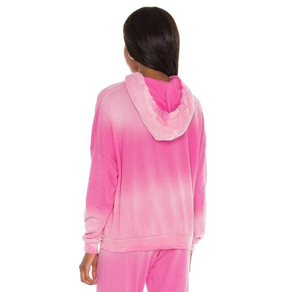 NWT Michael Lauren Gower Sweatshirt Drawstring Hoodie Sweater Pullover Pink M - Picture 4 of 11